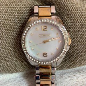 Coach Women's Tristen 14501663 Two-Tone Stainless Steel Crystal Bracelet Watch